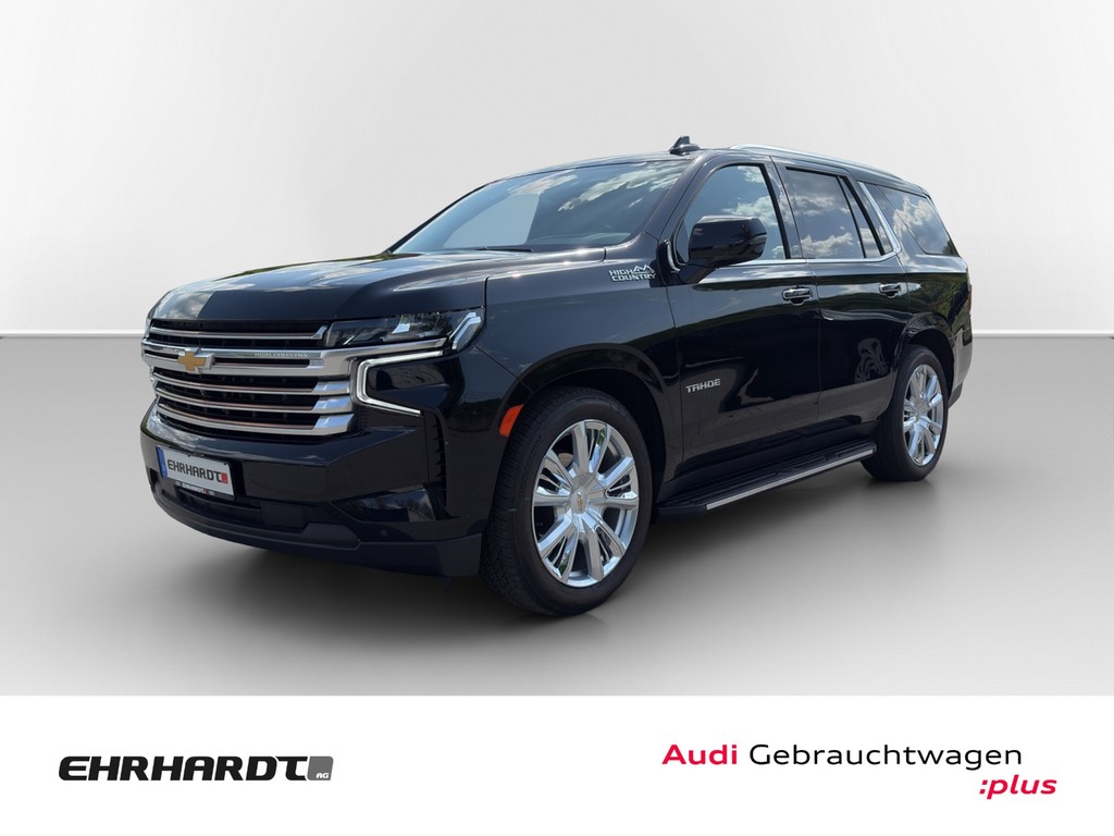 Tahoe High Country 6.2 V8 4WD 7 SITZE*AHK*PANO*HEADUP*VIRTUAL*SITZE EL*MATRIX*TOTW*SHZ*SOUND*LEDER*22"