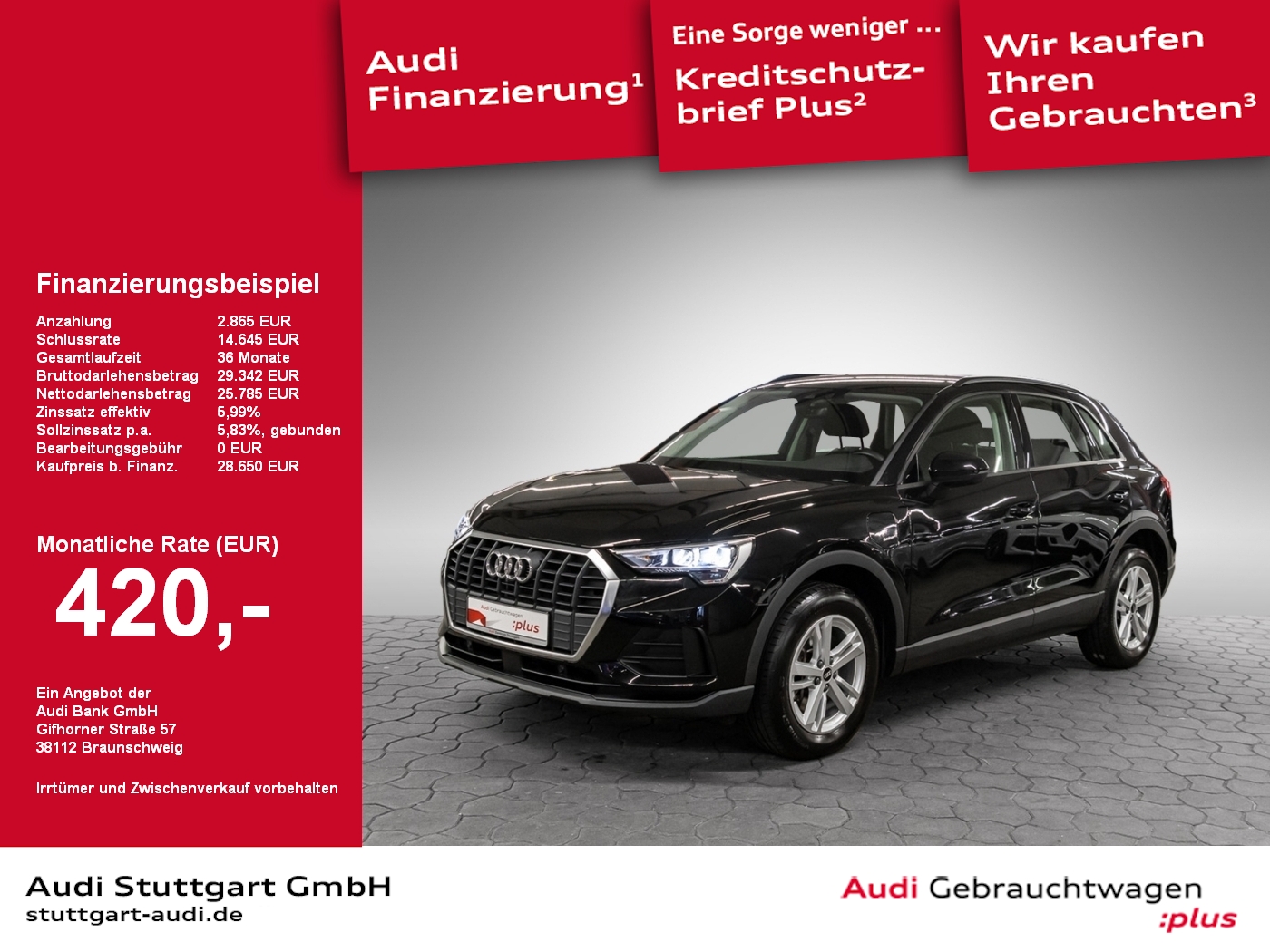 Audi Q3 45 TFSI e °
