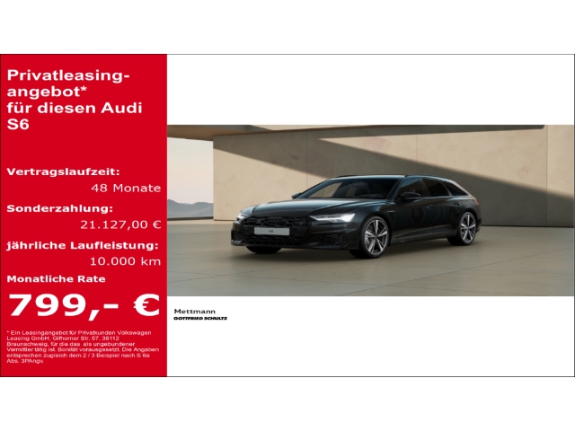 S6 AVANT DIESELPOWER MIT TOP AUSSTATTUNG 3.0 TDI quattro basis