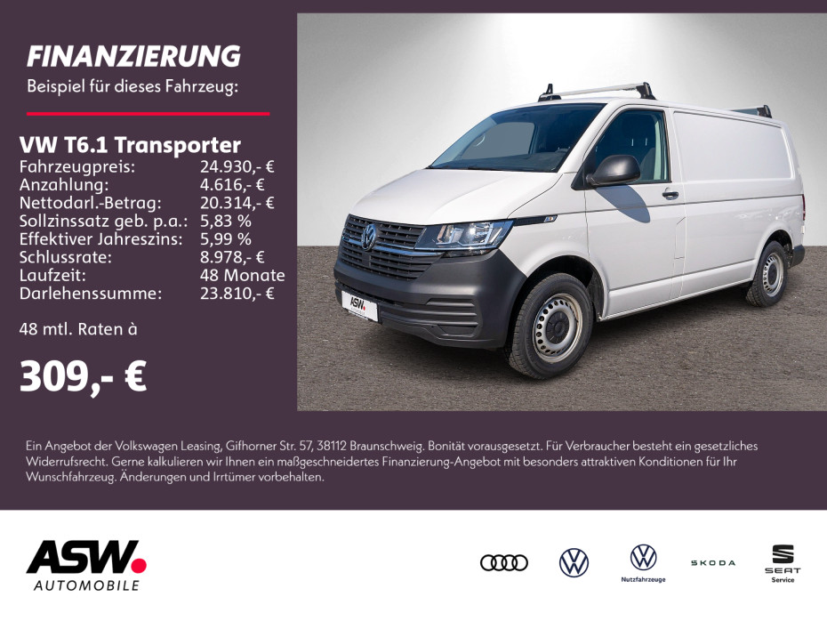 T6.1 Kasten 2.0 TDI DSG Klima Navi PDC AHK