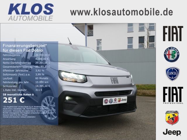 Doblo KOMBI L2H1 1.5 BLUEHDI 130PS AT8 PDC APPLE CARPLAY