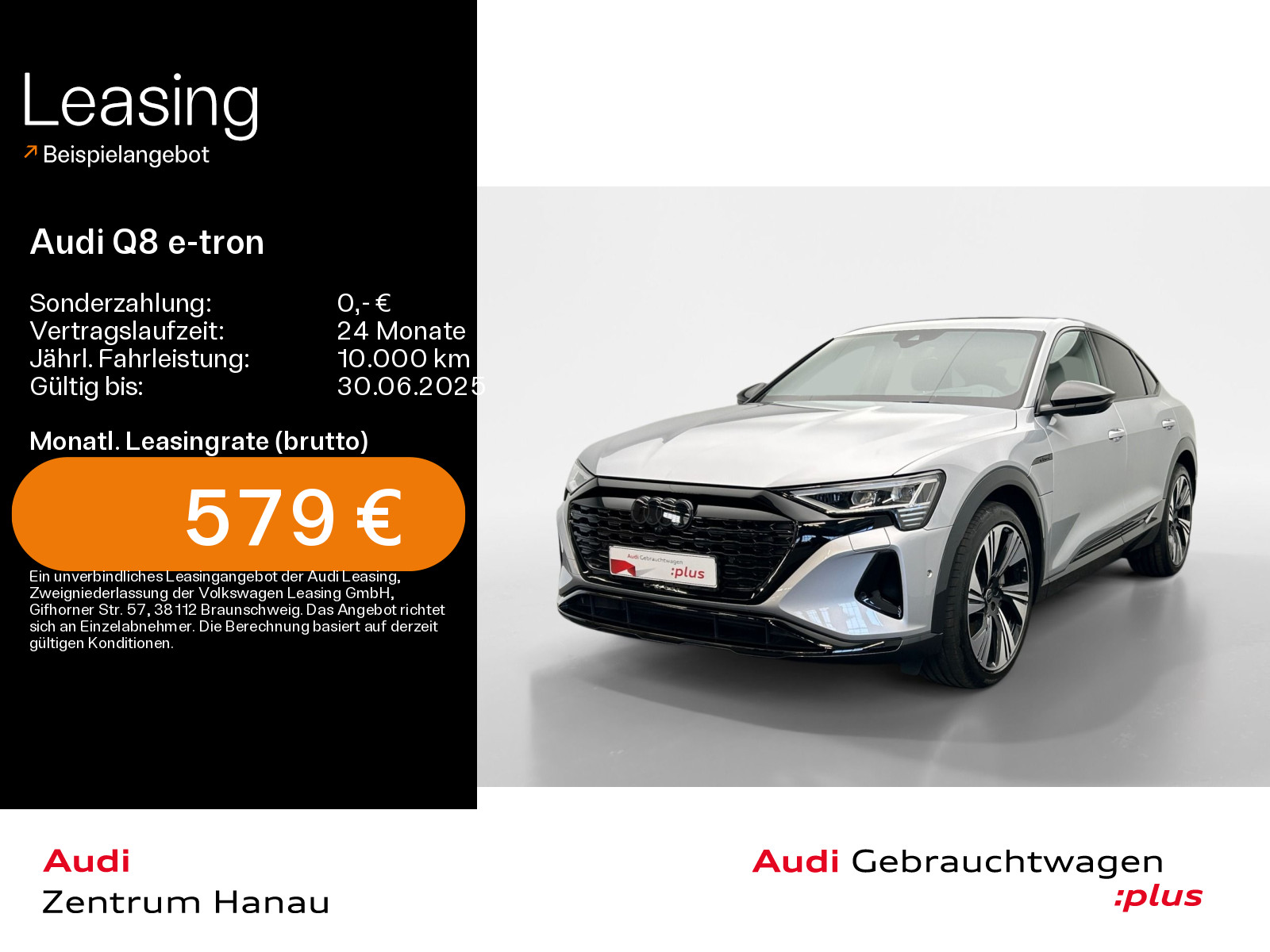 Q8 e-tron Sportback 55 quattro advanced*MATRIX*PANO*AHK*HUD*NAVI-PLUS*22ZOLL