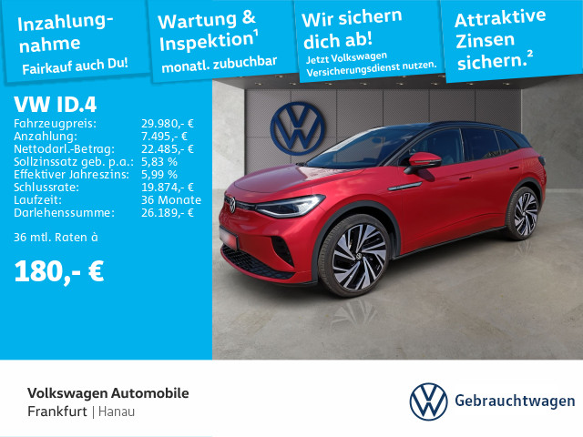 ID.4 GTX Navi AHK LED-Matrix-Scheinwerfer Panoramadach