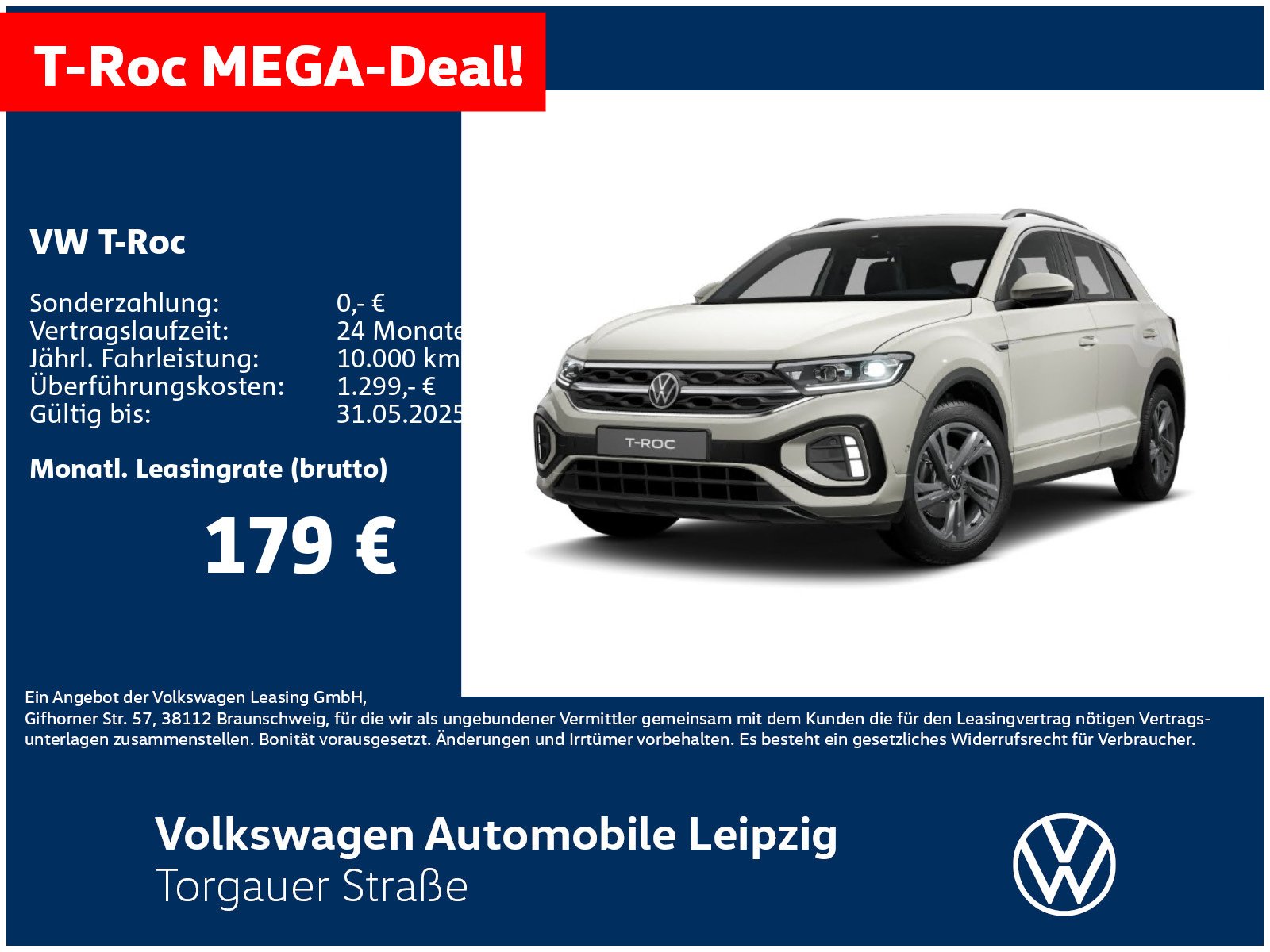 Volkswagen T-Roc 1.0 TSI R-Line