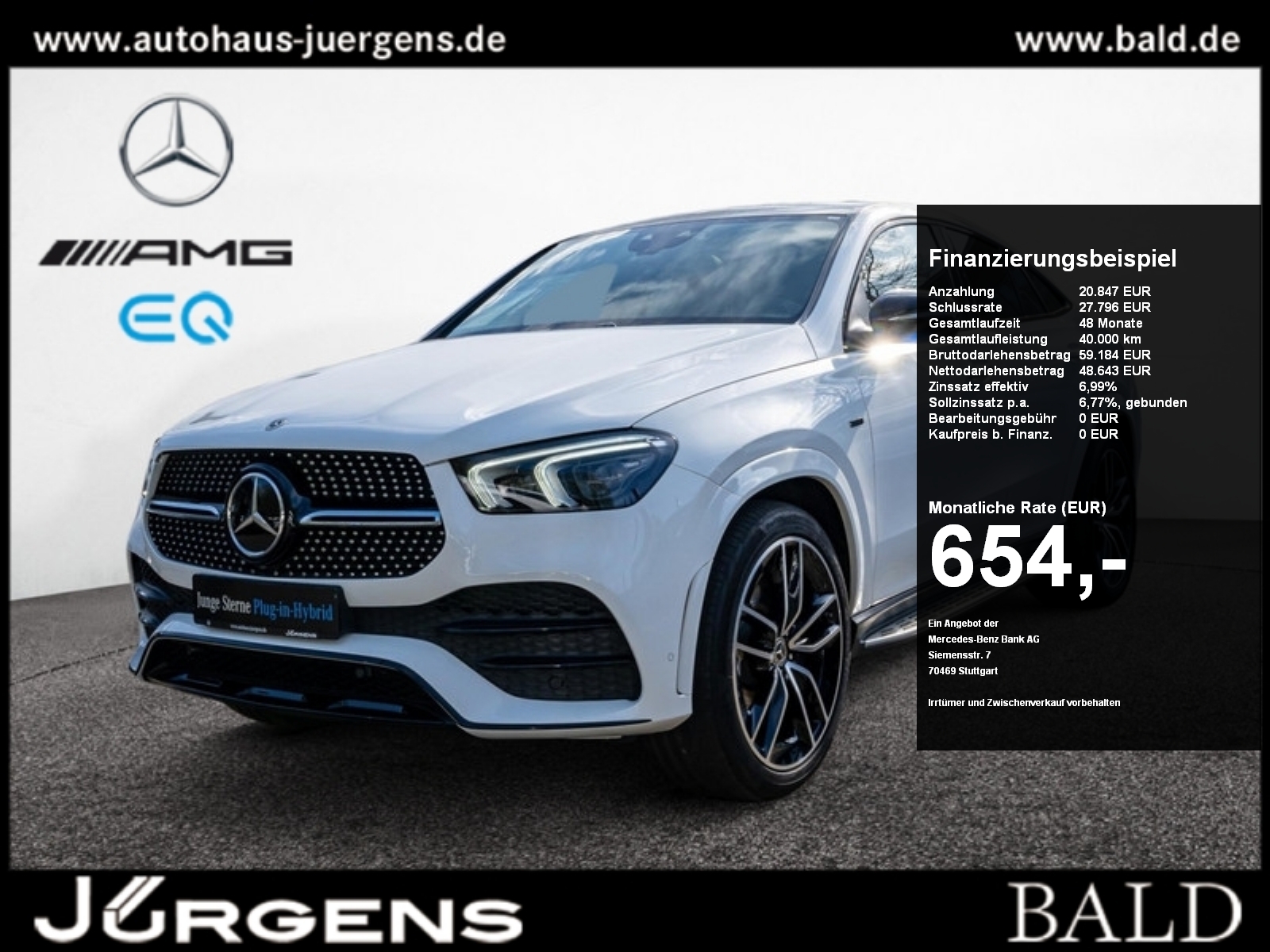Mercedes-Benz GLE 350 e Coupé AMG-Sport