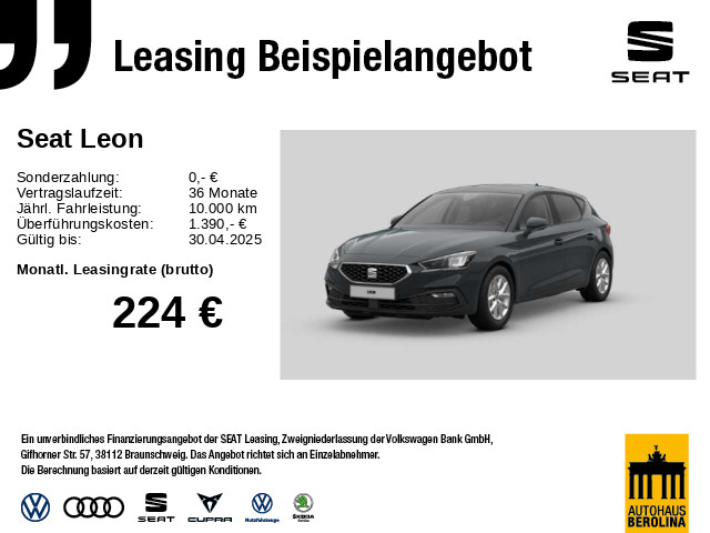Seat Leon 1.5 eTSI Style Vision