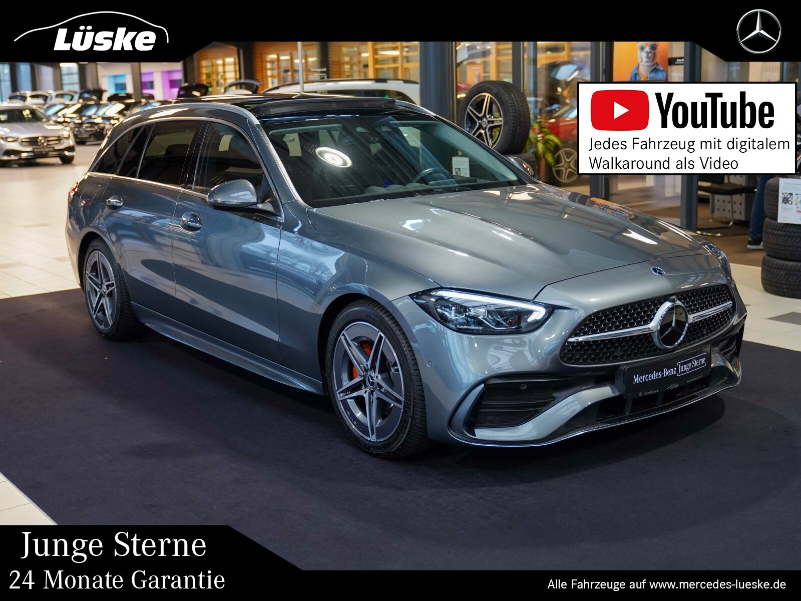 C 220 d T AMG Line KEYLESS Pano AHK DISTRO Spur