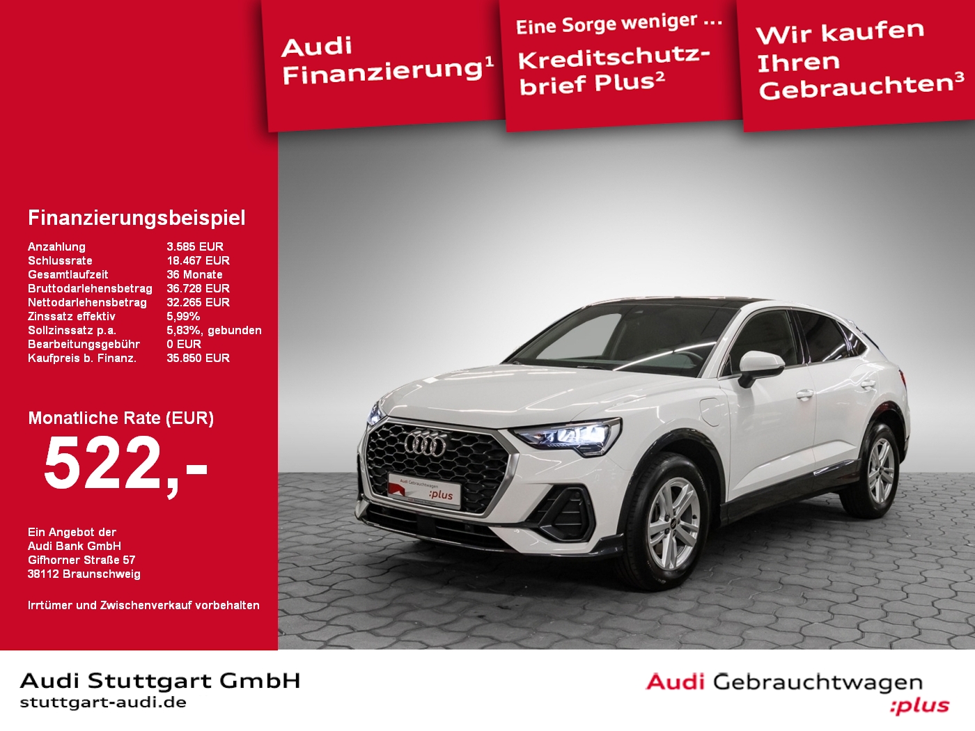 Audi Q3 Sportback 45 TFSI e