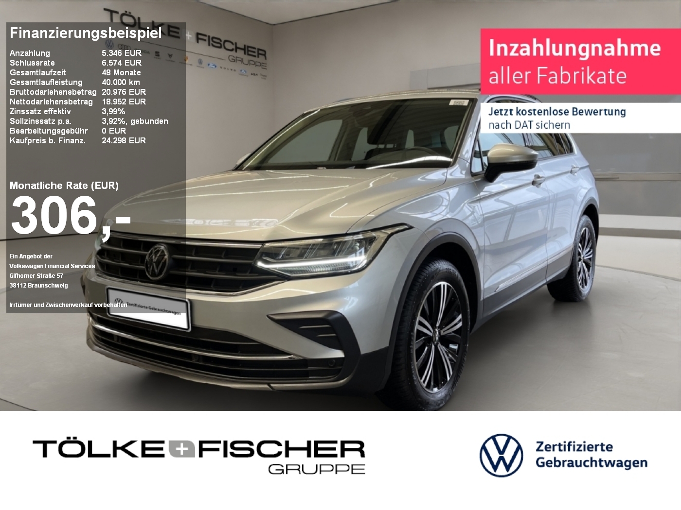Volkswagen Tiguan 1.5 TSI Life el Heck