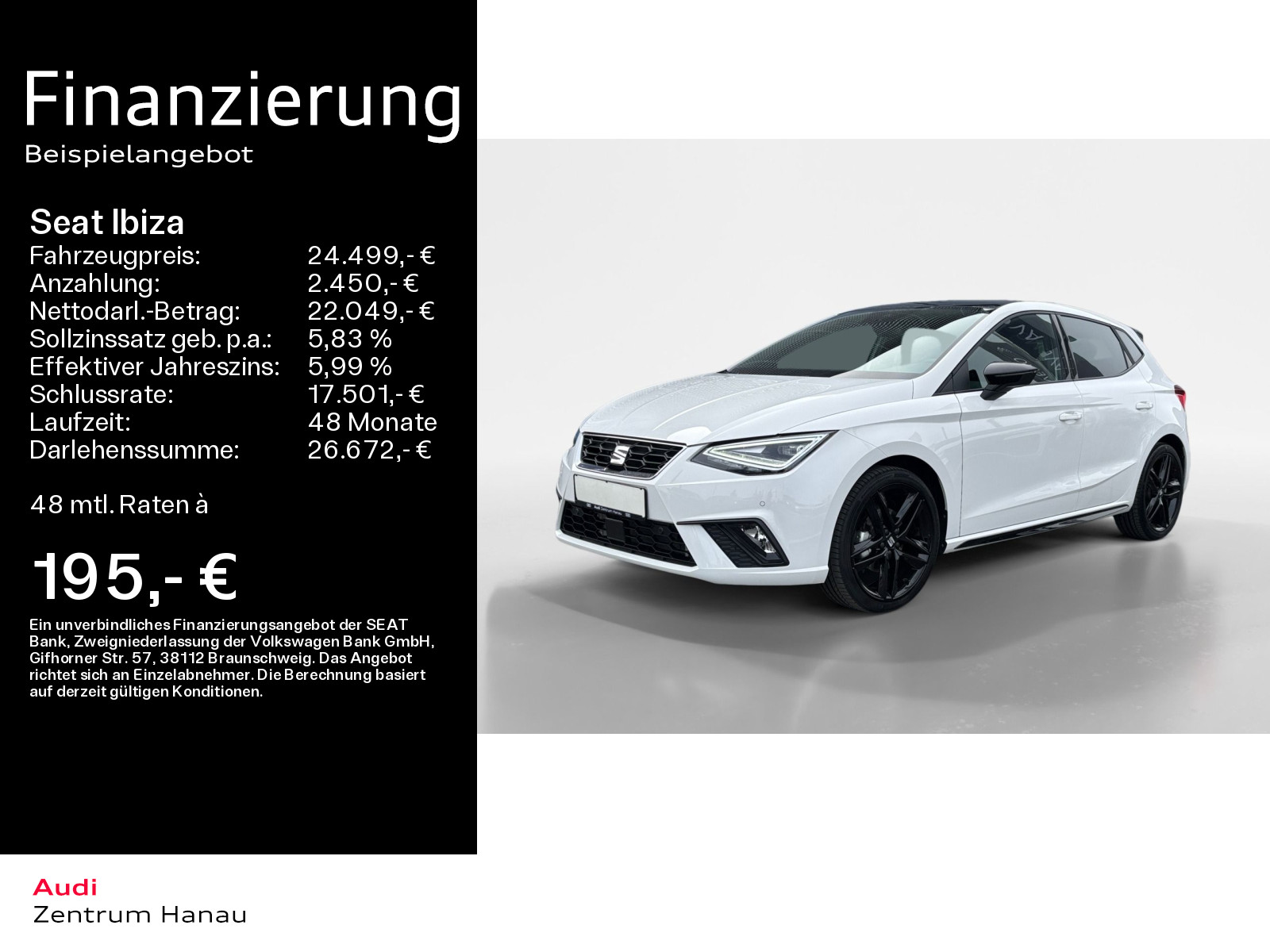 Ibiza 1.5 TSI DSG FR *LED*PANO*NAVI*KAMERA*18 Z*