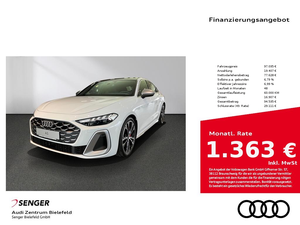 S5 Limousine TFSI Bang & Olufsen Panorama Navi