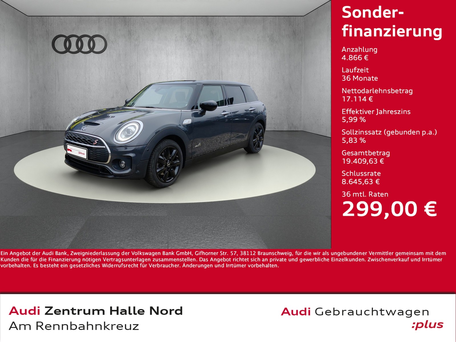 MINI Cooper Clubman n S All4 Automatik