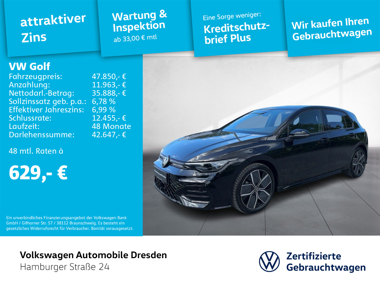 Golf VIII R-Line 2,0 TDI DSG *IQ WINTERPAKET*
