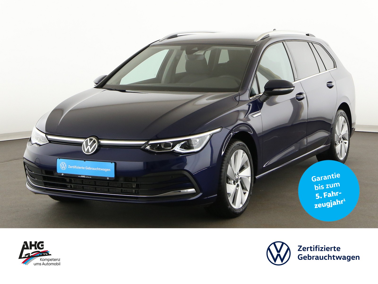 Golf VIII Variant 1.5 eTSI DSG Style Standhzg. 17"LMR RFK AID PDC LEDPlus Lordose Massage ergoAktivsitz/Memory ACC