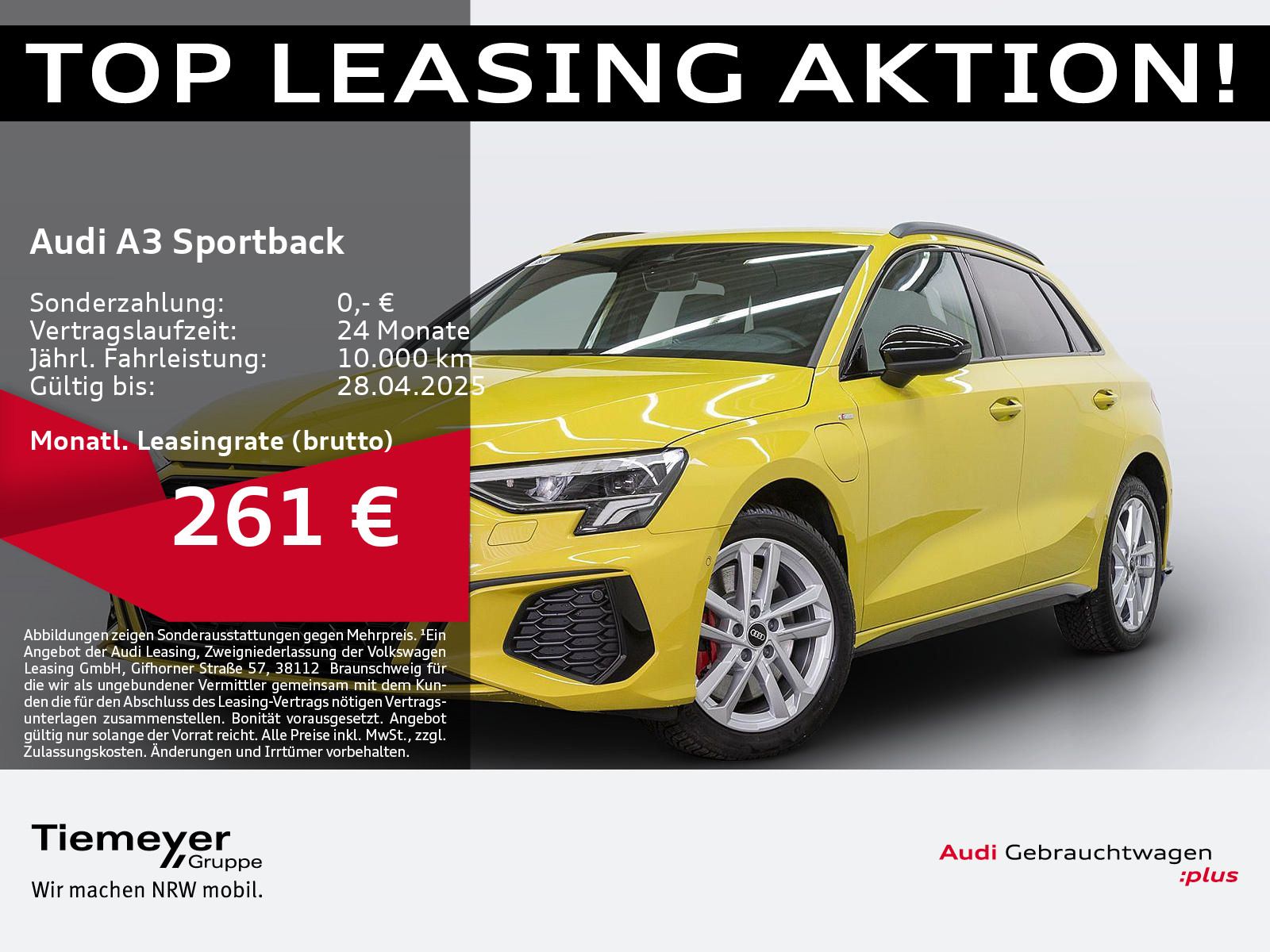 Audi A3 Sportback 45 TFSIe 2x S LINE LM18
