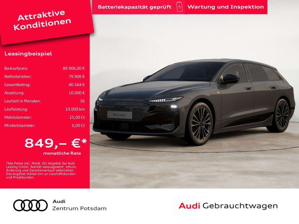 A6 Avant e-tron performance