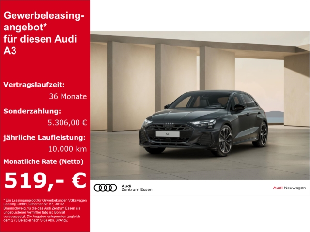 A3 SPORTBACK 35 TFSI S LINE MATRIX LED NAVI PANO