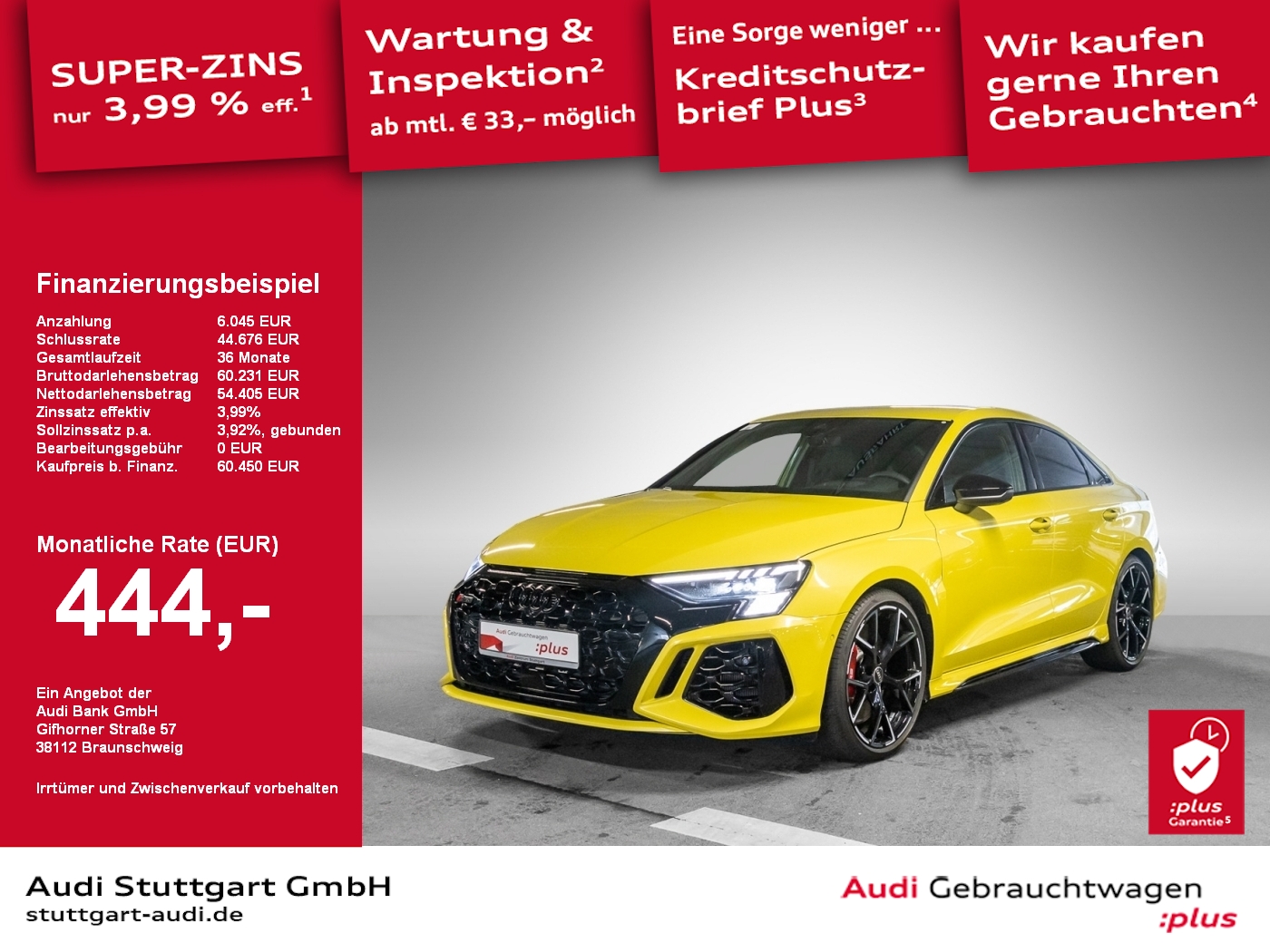 Audi RS3 Limousine VC