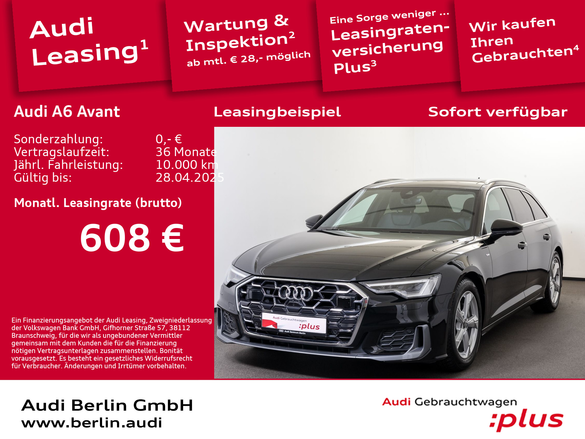 A6 Avant Design S line 45 TFSI qu.S tr. AHK RFK