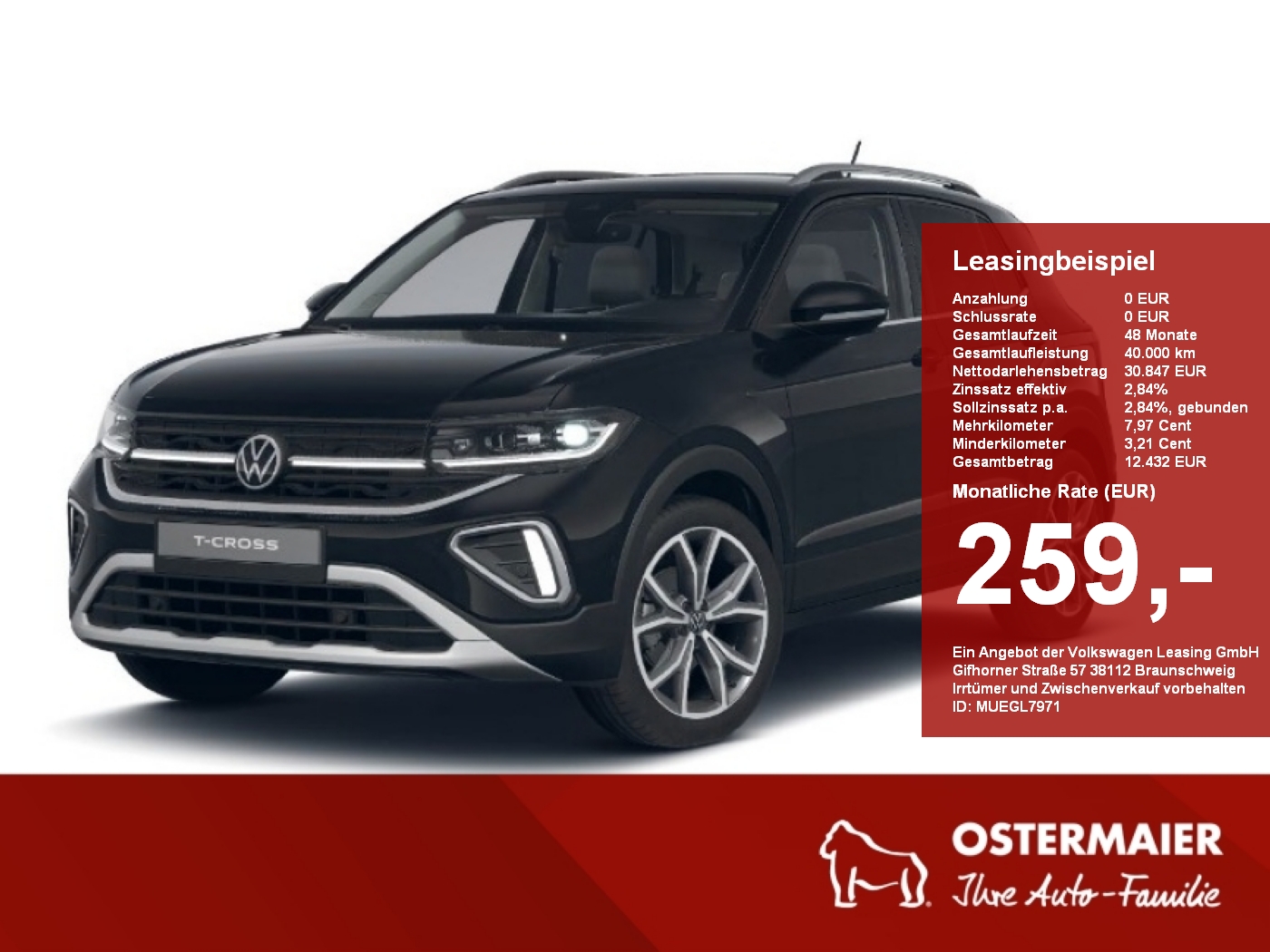 T-Cross Style 1.0TSI 116PS DSG AHK,ACC,IQ.LIGHT,KAMERA,KEYLESS,NAVI