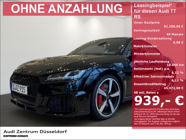 Audi TT RS AD digitales Blendfreies Fernl COUPE