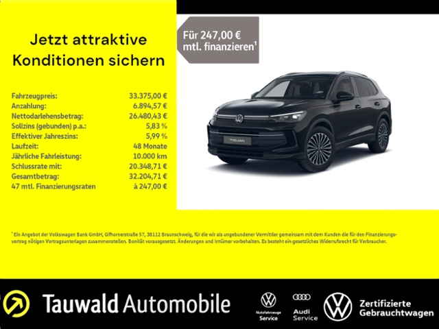 Tiguan III 1.5 eTSI DSG Life AHK/ACC/RFK/LED/GJR