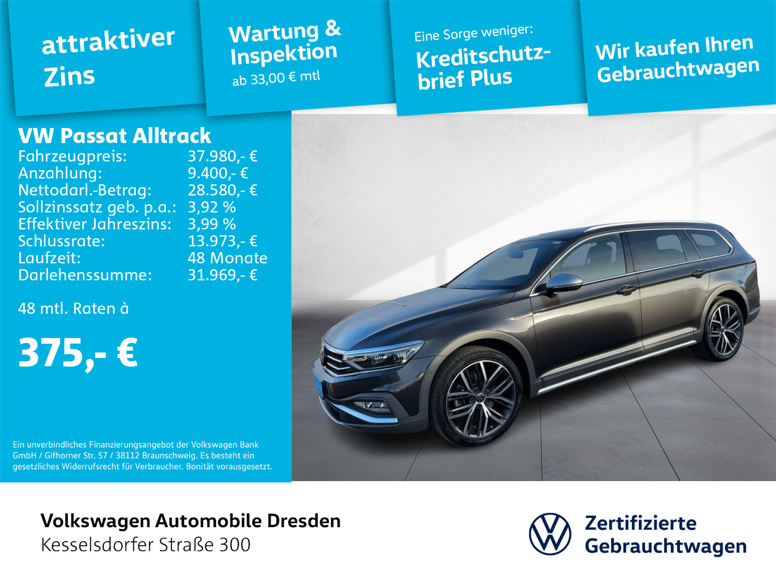 Passat Variant Alltrack 2.0 TDI DSG 4M ACC Navi LED