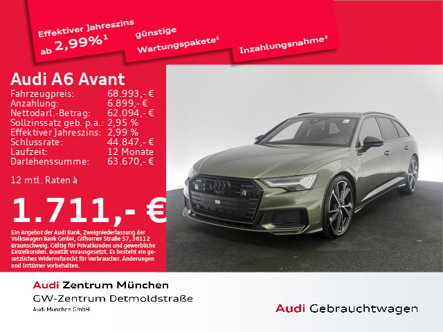 A6 Avant 50 TDI qu. tiptr. 2x S line Pano/S-Sitze/HD-Matrix/Virtual+/ACC/Kameras