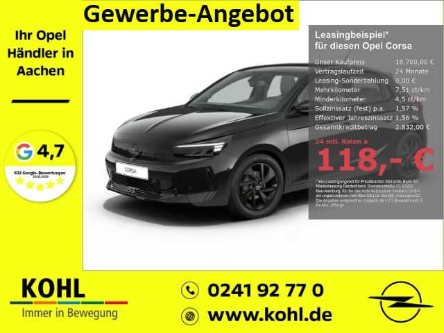Corsa GS 1.2 Turbo 100PS LED PDCv+h SHZ DAB