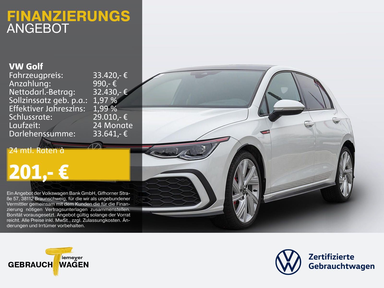 Golf 2.0 GTI LM19 PANO IQ.LIGHT KAMERA NAVI