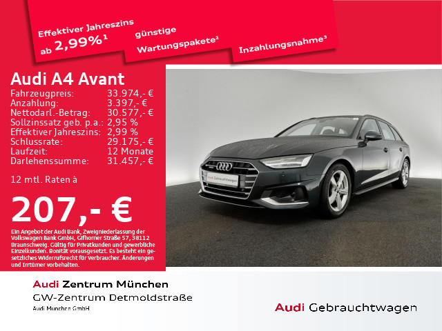 Audi A4 Avant 40 TDI qu advanced