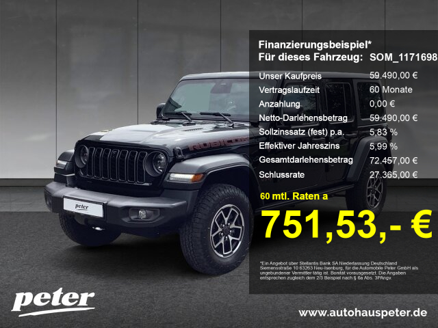 WRANGLER ICE MY24 Rubicon 2.0l T-GDI 272 PS 4x4