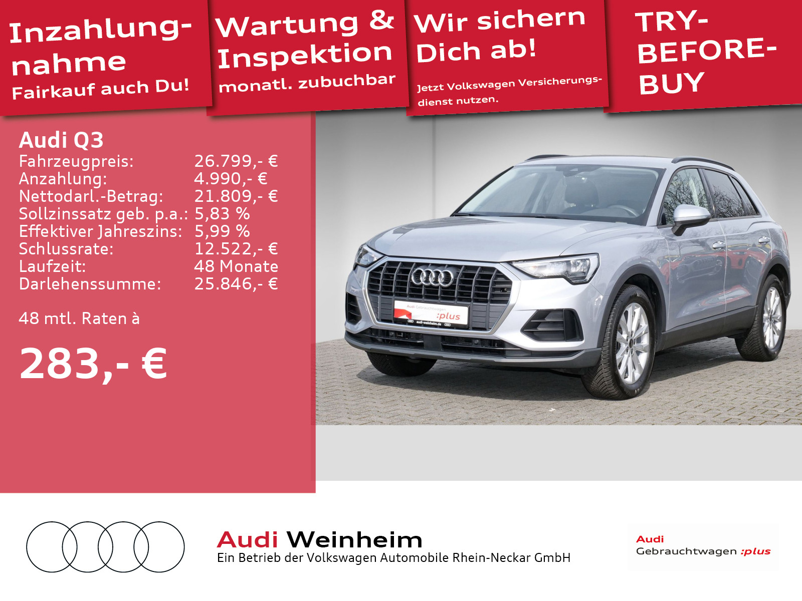 Audi Q3 35 TFSI Digital-Tacho plus