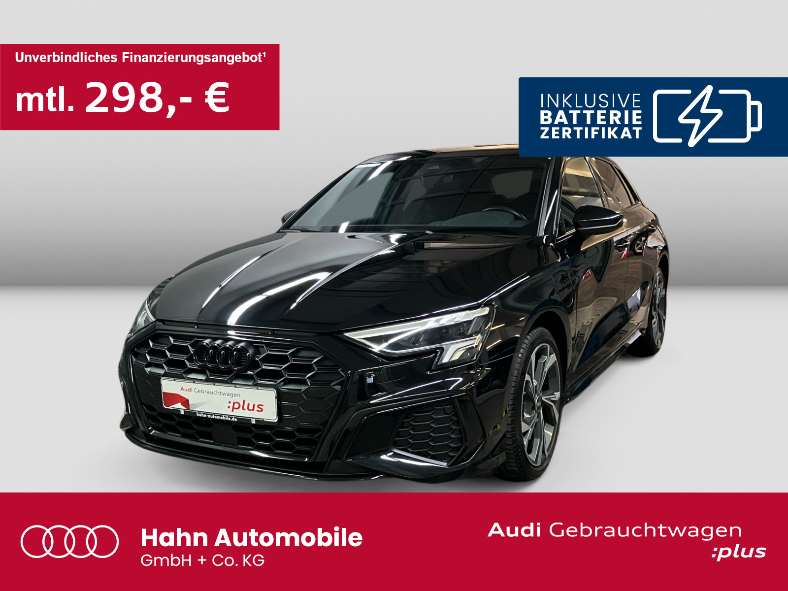 A3 Sportback 45 TFSIe S line Virtual Sitzh LED Carplay