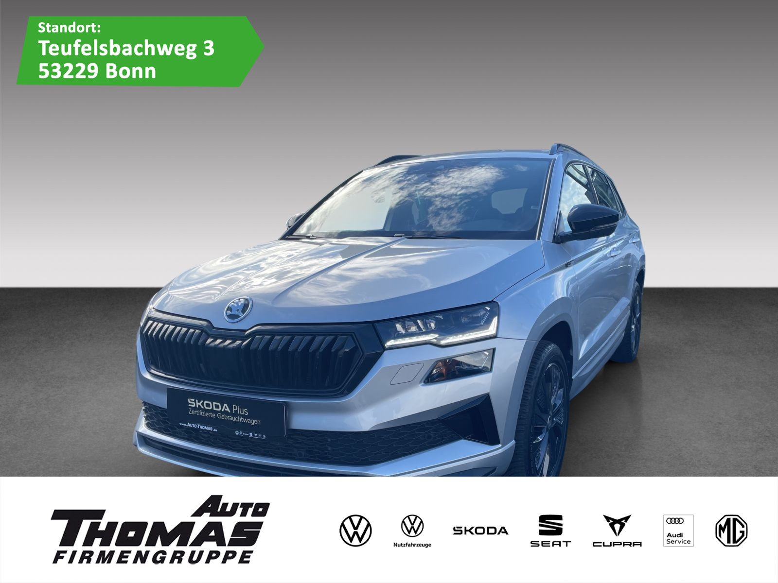 Karoq Sportline 2.0 TSI DSG 4x4 LED NAVI KAMERA