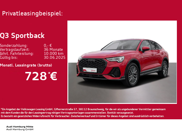 Q3 Sportback 35 TFSI S line S tronic LED Sitzhzg Navi