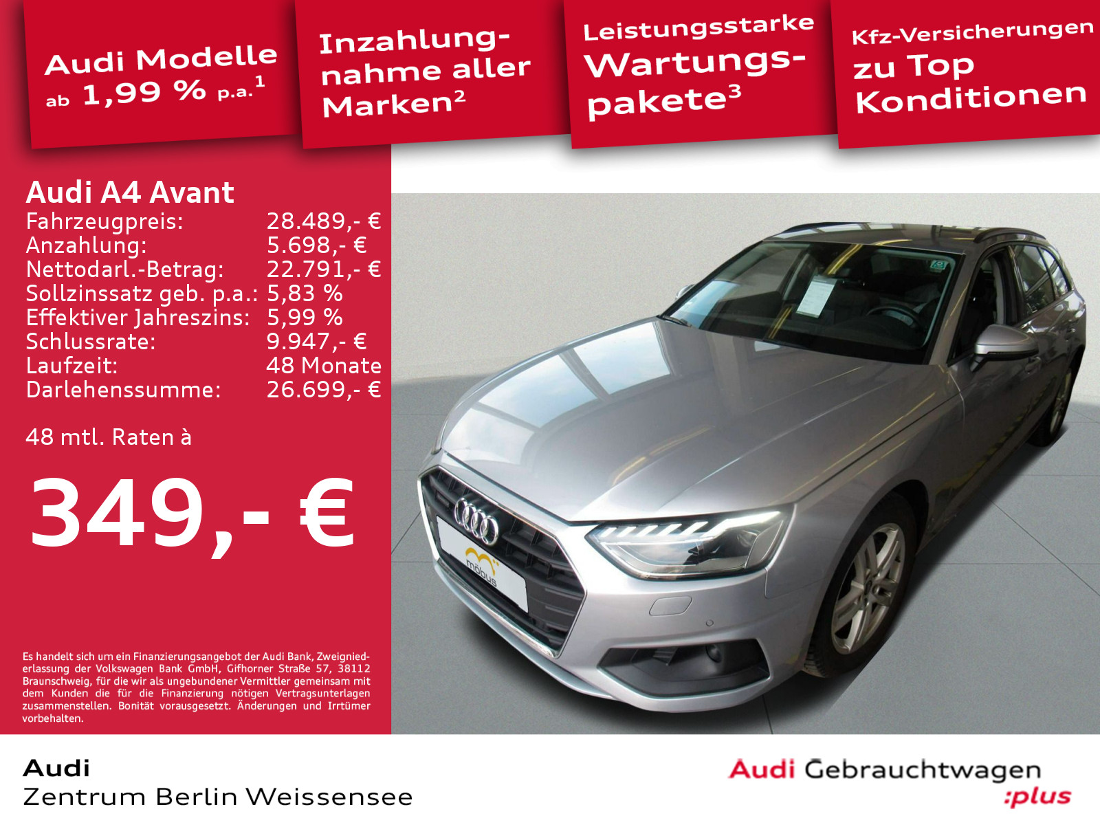 Audi A4 Avant 40 TDI S-TRO QUAT