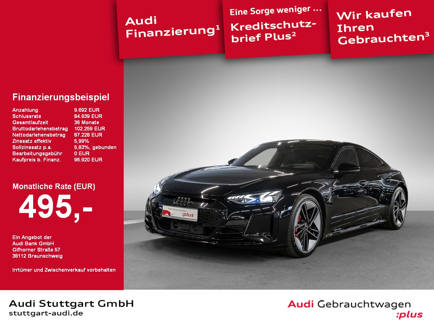 Audi RS e-tron GT qu Sitzbelüftung