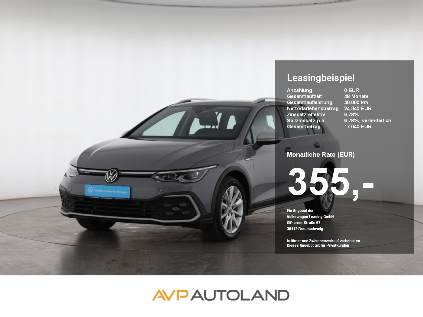 Golf VIII Variant Alltrack 2.0 TDI DSG 4MOTION