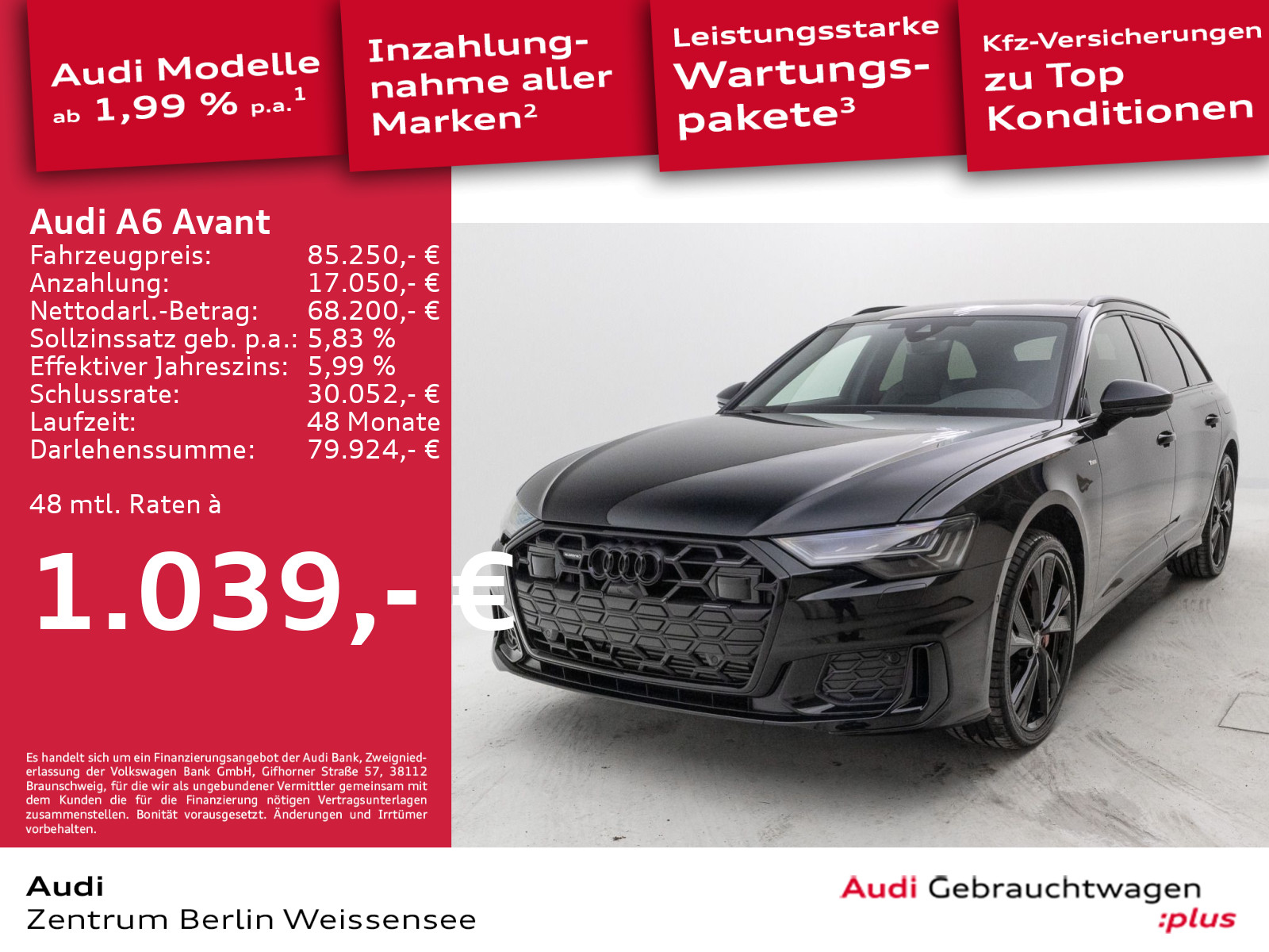 Audi A6 Avant 55 TFSI e S-TRO QUA S-LINE