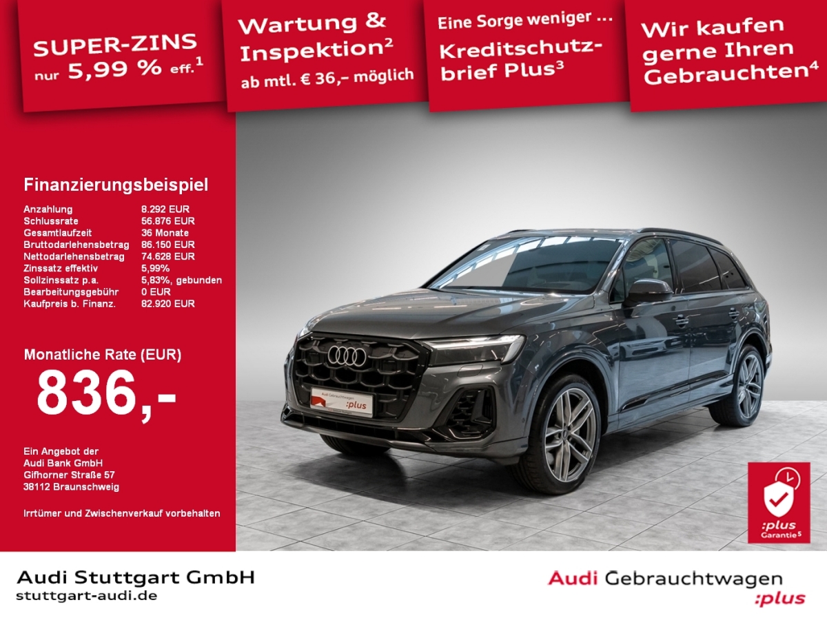 Audi Q7 TFSI e S line 55 TFSI e quattro