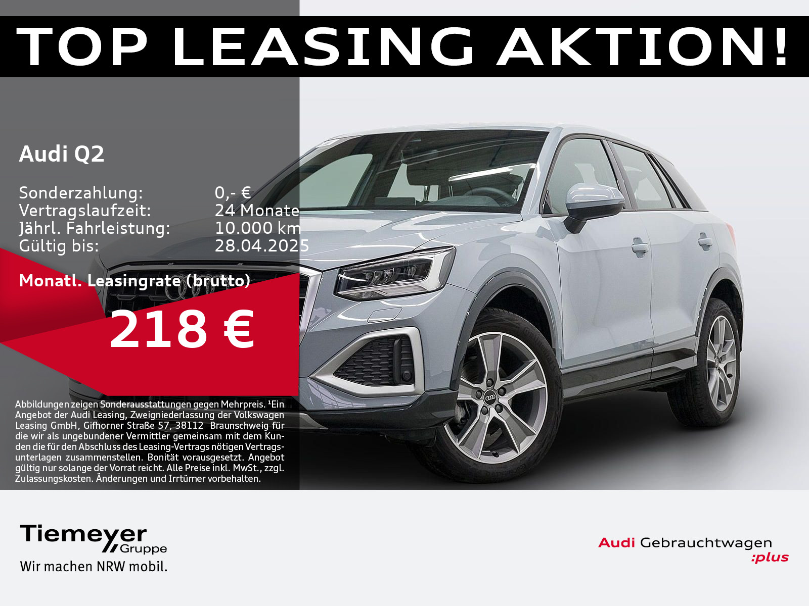 Q2 30 TDI S LINE AHK eKLAPPE LEDER KEYLESS