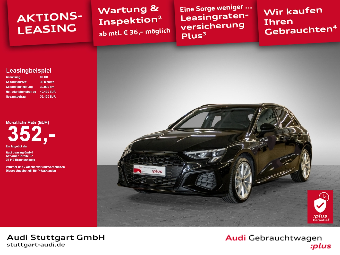 Audi A3 Sportback S line 40 TFSI e