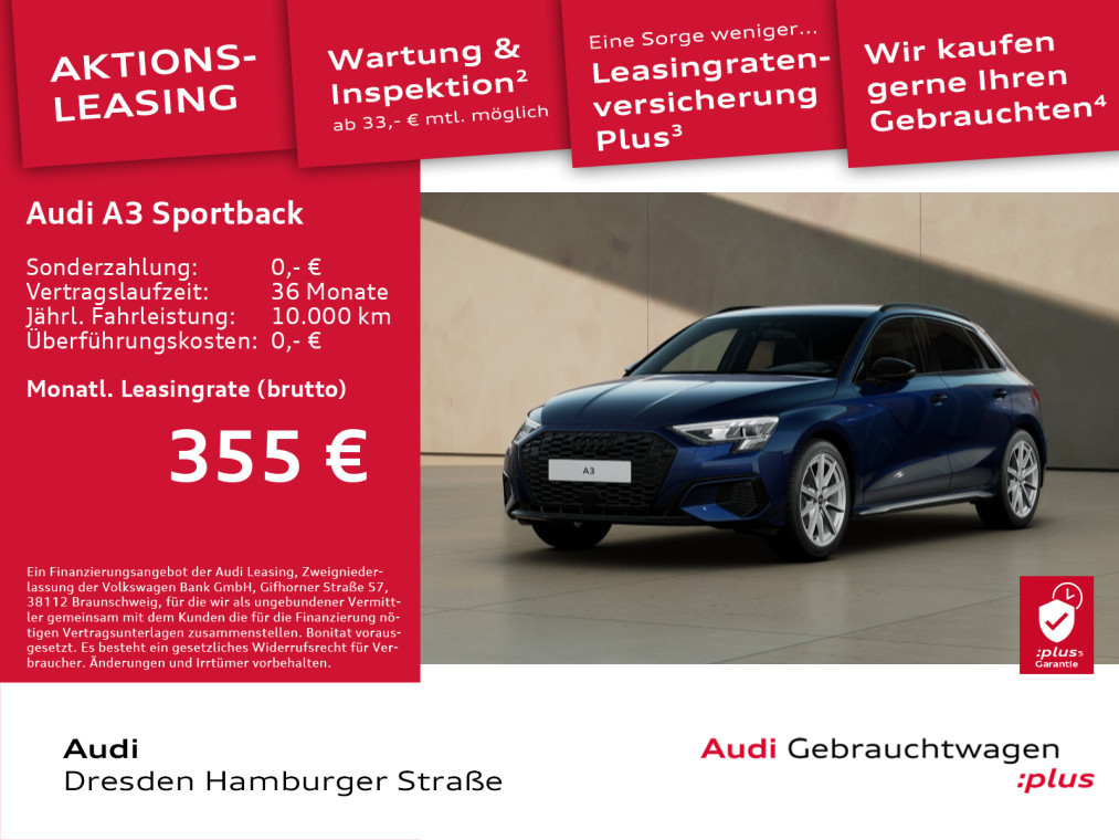 Audi A3 Sportback 30 TDI Advanced
