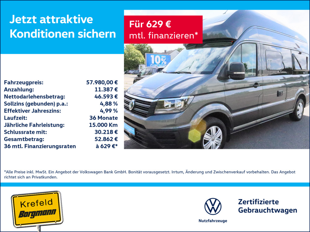 Crafter 2.0 TDI Grand California 600 FWD 6d-TEMP
