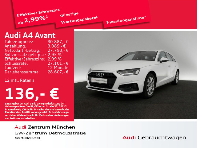 A4 Avant 40 TDI S tronic Pano/Navi+/PDC+