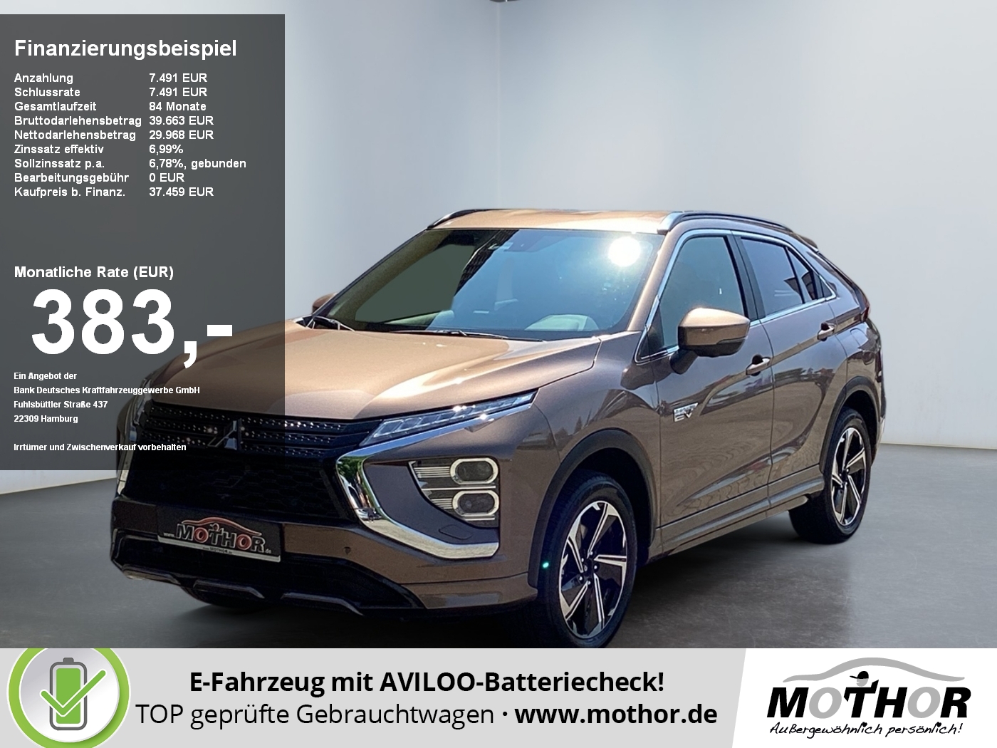 Eclipse Cross Plus PHEV 2.4l Automatik ACC KAM360