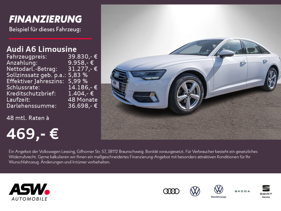 Audi A6 Limousine sport 40 TDI