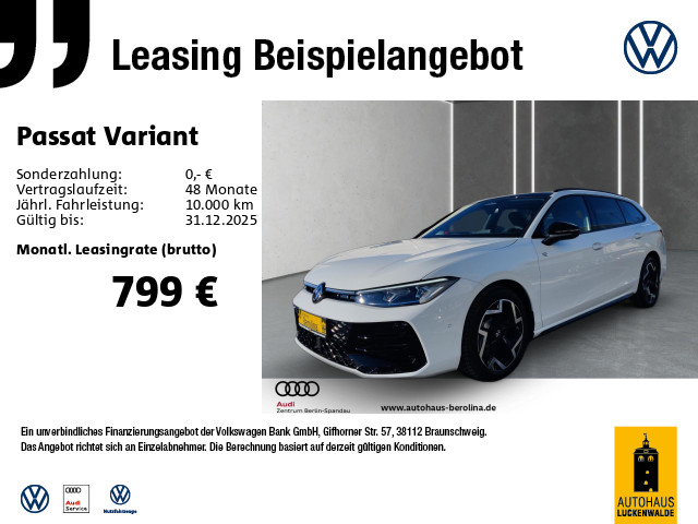 Passat Variant 2.0 TDI 4M R-Line DSG *PANO*HuD*