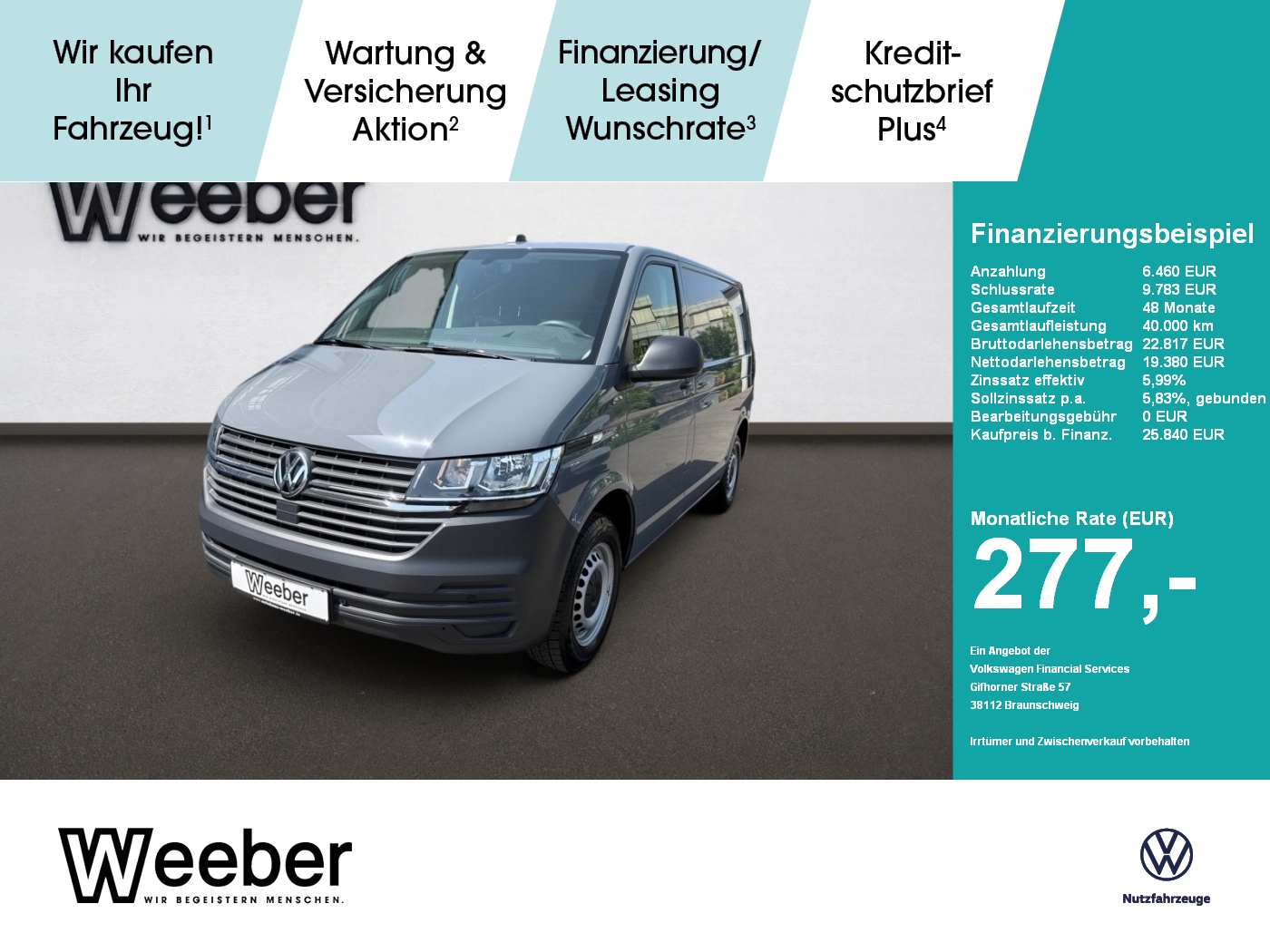 T6.1 Transporter Kasten EcoProfi *NAVI*HOLZBODEN*APP*EINPARKHILFE*